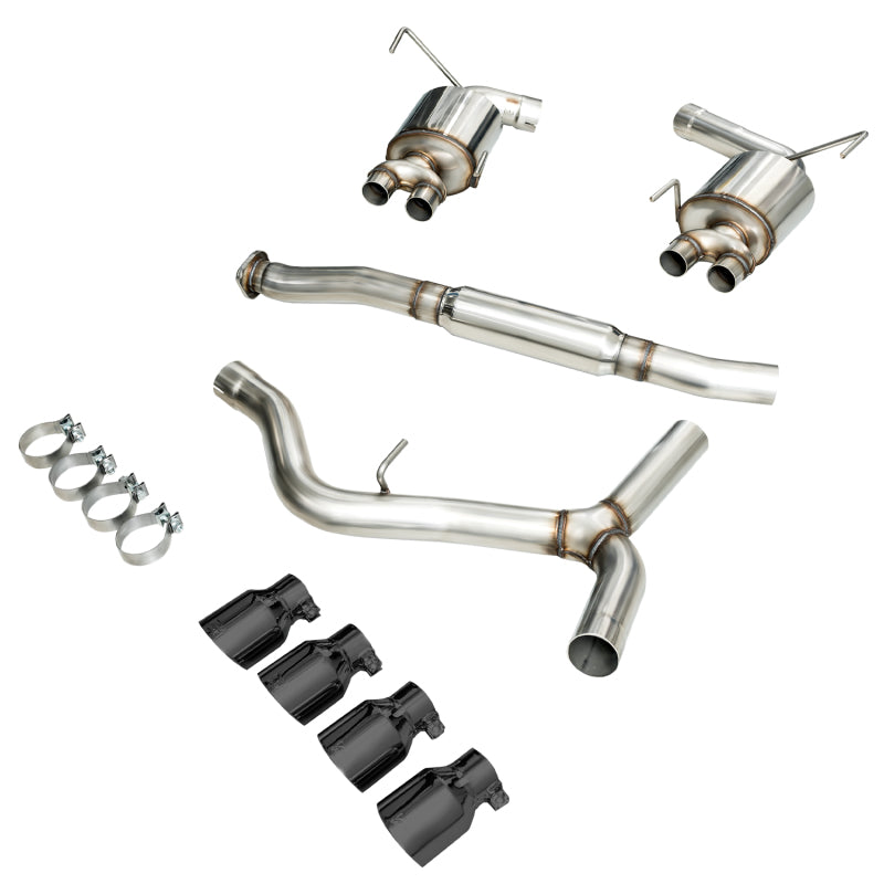 AWE Tuning 3015-43102 2015+ Subaru WRX VA Sedan Touring Edition Exhaust - Diamond Black Tips (102mm)