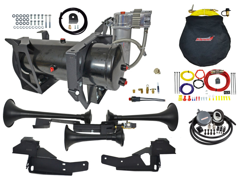 Kleinn Air Horns GMHD-734 Kleinn 07-19 Chevrolet Silverado 2500 HD/ 3500 HD Onboard Air System w/ Model 730 Horns