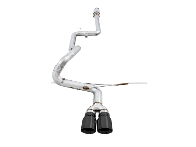 AWE Tuning 3020-33036 Ford Focus ST Track Edition Cat-back Exhaust - Diamond BlackTips