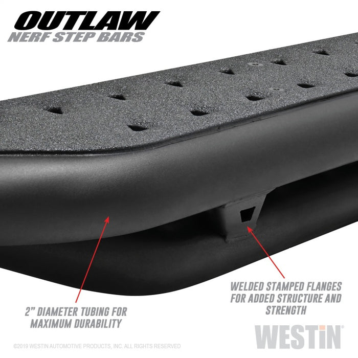 Westin 58-53945 15-19 Ford F-150 SuperCrew / 17-19 Ford F-250/350 Crew Cab Outlaw Nerf Step Bars