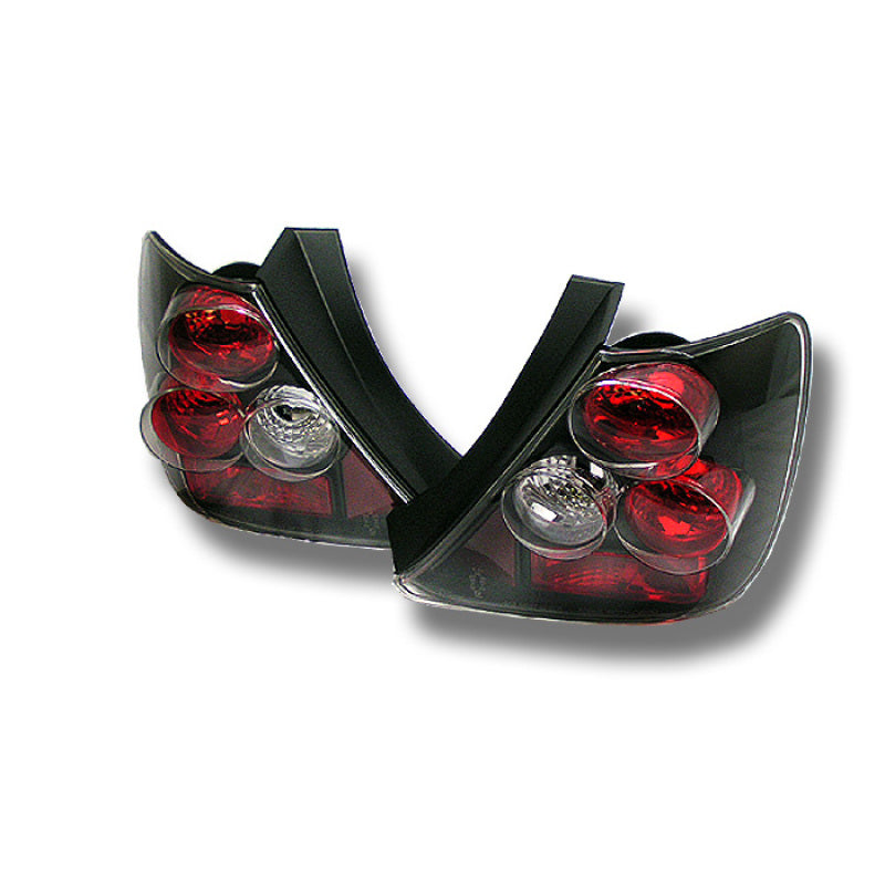 SPYDER 5004437 Spyder Honda Civic Si 03-05 Hatchback 3DR Euro Style Tail Lights Black ALT-YD-HC03-3D-BK