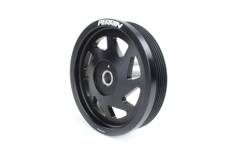 Perrin Performance PSP-ENG-106BK PERRIN 22-25 Subaru WRX/BRZ & Toyota GR86 / 20-25 FXT/OBXT Lightweight Crank Pulley - Black