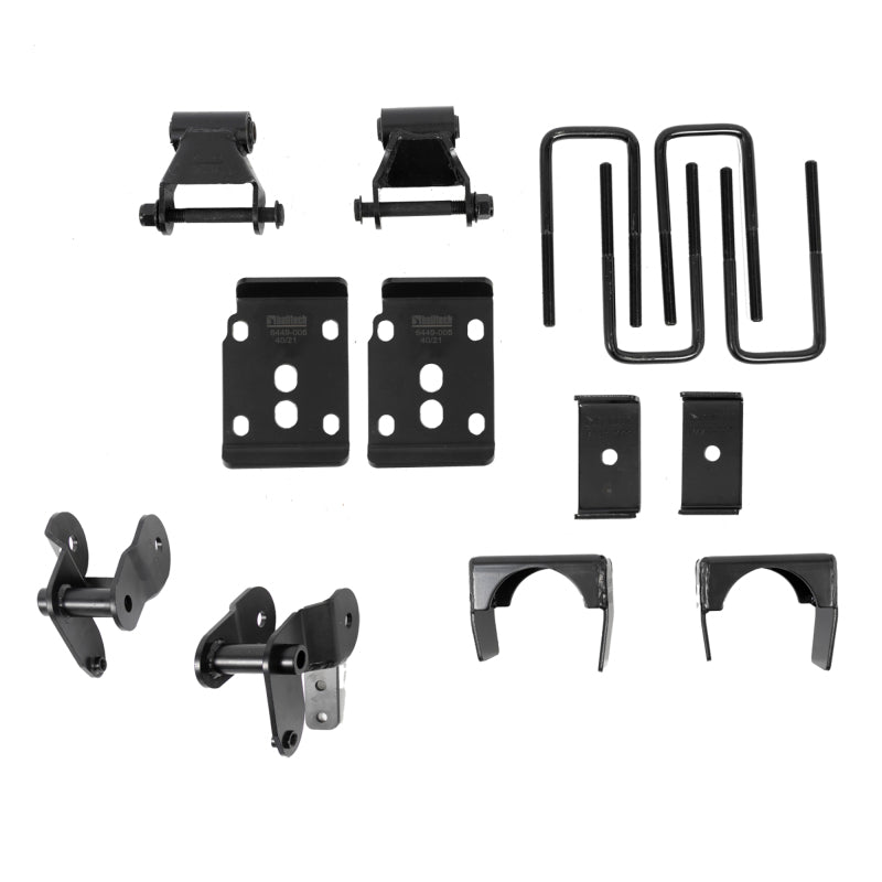 Belltech 1050SP 2021+ Ford F-150 2WD 1-3.5in Front 4.5in Rear Complete Lower Kit with SP Shocks