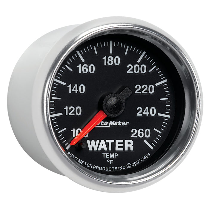 AutoMeter 3855 Autometer GS 100-260 degree Electronic Water Temperature Gauge