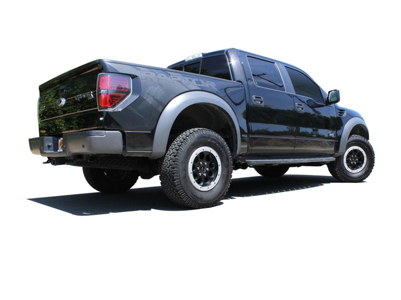 aFe 49-43071-B Rebel Series Exhaust SS Front Side Exit CB w/ Black Tips 10-14 Ford F150 Ecoboost V8 6.2L