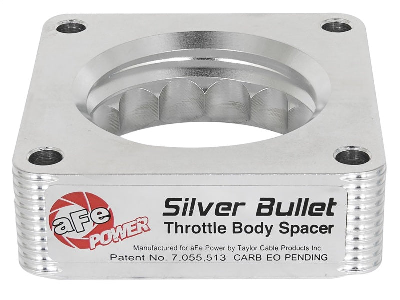 aFe 46-36007 Silver Bullet Throttle Body Spacer 09-18 Nissan 370Z V6-3.7L (VQ37VHR)