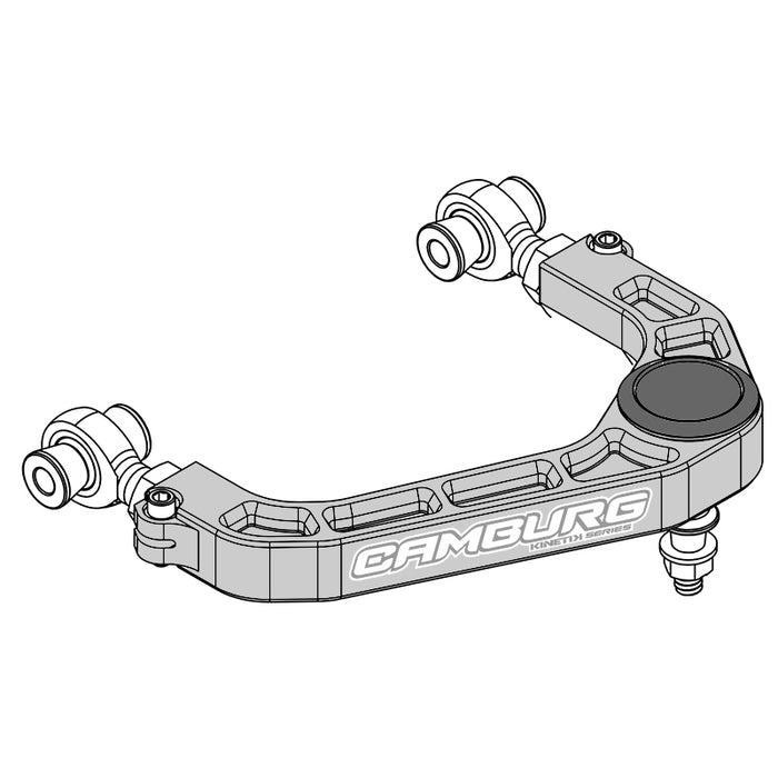 Camburg CAM-110211-GRY Ford F-150 2WD/4WD 21-23 KINETIK V2 Performance Billet Uniball Upper Arms