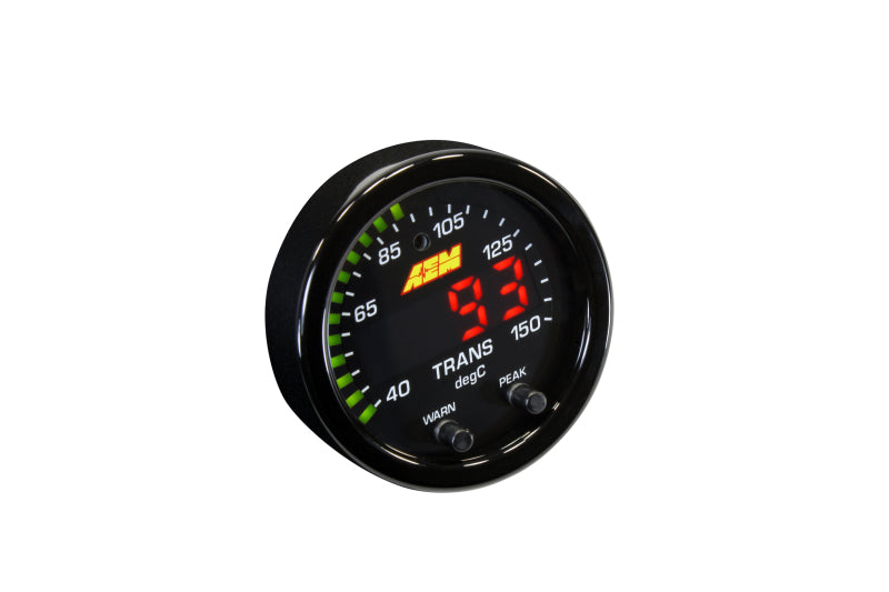 AEM 30-0302 X-Series Temperature 100-300F Gauge Kit (ONLY Black Bezel and Water Temp. Faceplate)