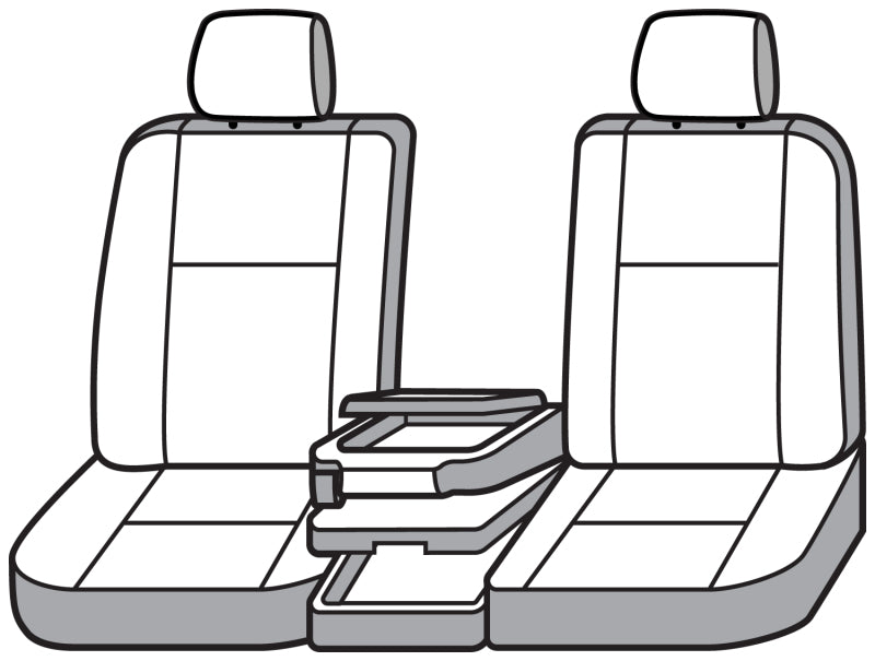 Covercraft SSC3489COBK 21-24 Ford F-150 Carhartt Super Dux SeatSaver Custom Front Row Seat Covers - Black