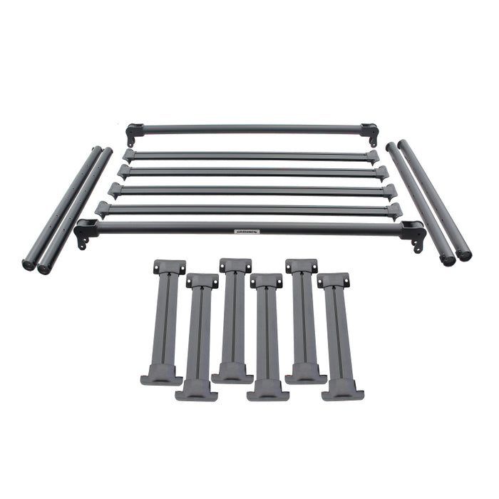 Go Rhino 5950000T-01 19-21 Jeep Gladiator XRS Overland Xtreme Rack - Box 1 (Req. gor5950000T-02)