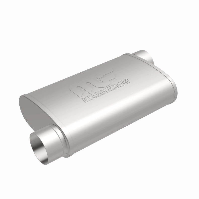 Magnaflow Perf Exhaust MAG11239 Stainless Steel Muffler 3in In/Out Offset/Offset