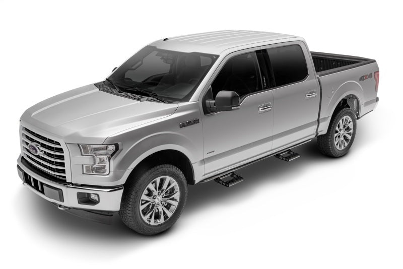 N-Fab F154RKRCCS4 RKR Step System 15-17 Ford F-150 SuperCrew - Tex. Black - 1.75in