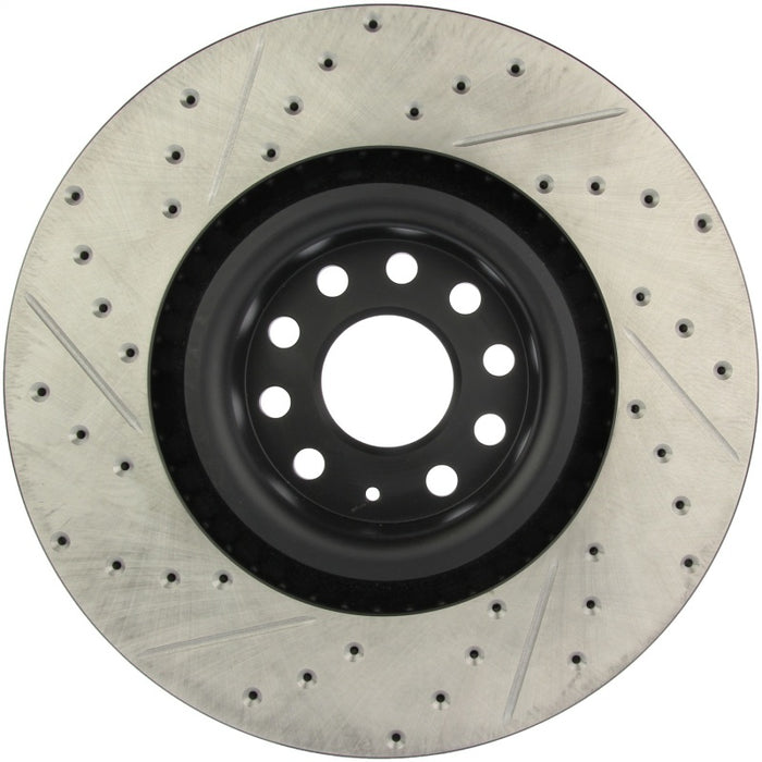 Stoptech 127.33112L StopTech 09 VW Passat CC / 06-09 Passat Slotted & Drilled Left Front Rotor
