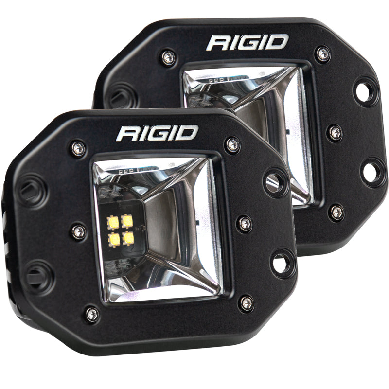 Rigid Industries 682153 Radiance+ Scene RGBW Flush Mount - Pair