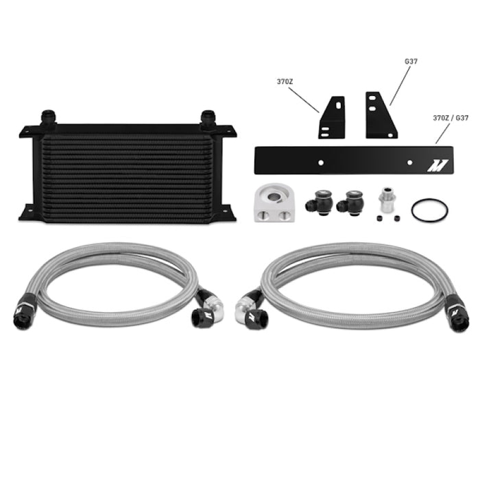 Mishimoto MMOC-370Z-09BK 09+ Nissan 370Z / 08+ Infiniti G37 (Coupe Only) Oil Cooler Kit - Black