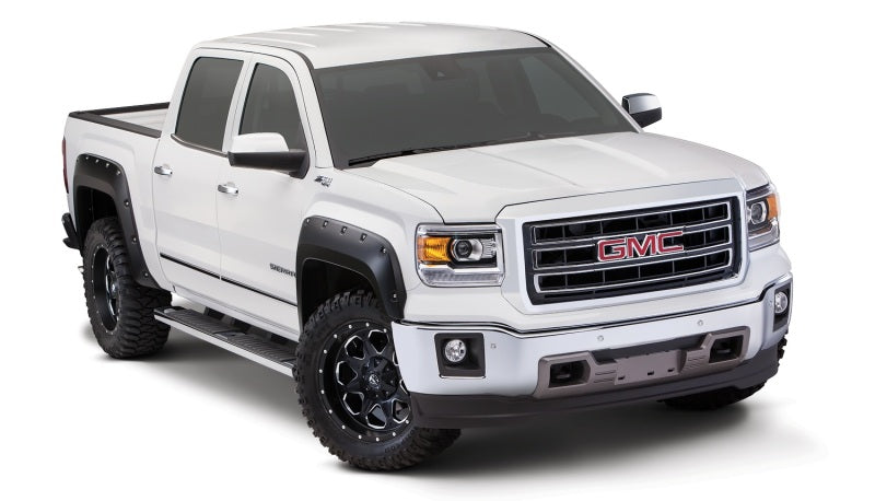 Bushwacker 40974-02 16-18 GMC Sierra 1500 Pocket Style Flares 4pc - Black