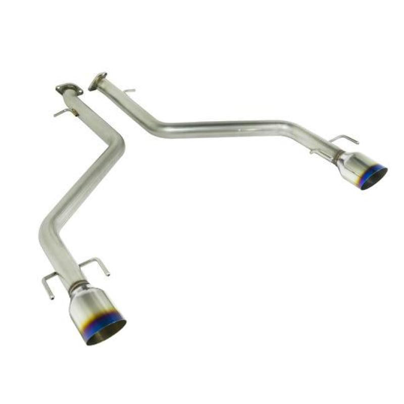 Remark RO-TTE4-S 2021+ Lexus IS350 Axle Back Exhaust w/Burnt Single Wall Tip