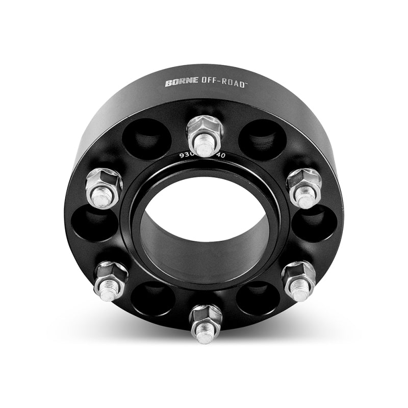 Mishimoto BNWS-001-350BK Borne Off-Road Wheel Spacers - 6x139.7 - 93.1 - 35mm - M12 - Black