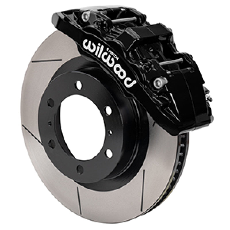 Wilwood 140-17284 15-21 Toyota 4Runner Aero6-DM Black Front Brake Kit - Slotted
