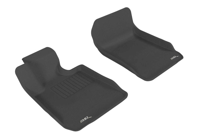 3D MAXpider L1BM00611509 2006-2011 BMW 3 Series E90/E92 Kagu 1st Row Floormat - Black