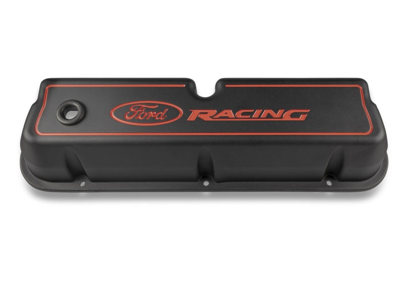 Ford Racing 302-003 Logo Die-Cast Black Valve Covers
