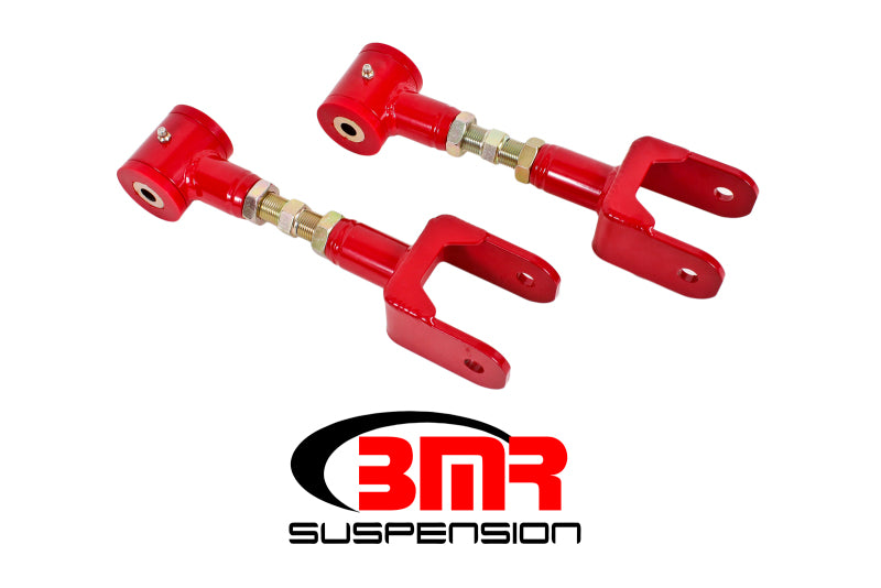 BMR Suspension UTCA040R BMR 79-04 Fox Mustang Upper Control Arms On-Car Adj. (Polyurethane) - Red