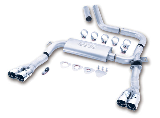 Borla 14780 98-01 CAMARO/TRANS AM 5.7L V8 AT/MT Catback Exhaust Quad Tips