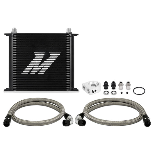 Mishimoto MMOC-U34BK Universal Oil Cooler Kit 34-Row Black