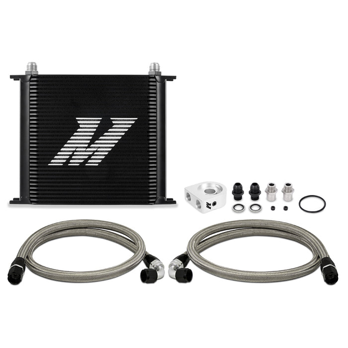 Mishimoto MMOC-U34BK Universal Oil Cooler Kit 34-Row Black