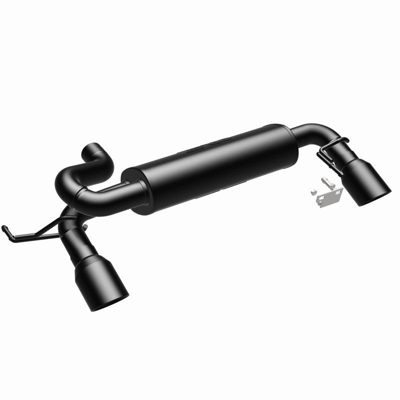 Magnaflow 19558 MagnaFlow 2021 Ford Bronco Street Series Axle-Back Exhaust w/ Dual Split Rear Style Exit- Black Tips