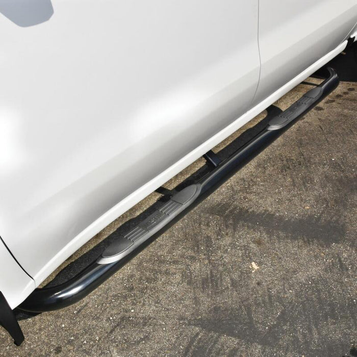 Westin 23-4135 2019 Chevrolet Silverado/Sierra 1500 Crew Cab E-Series 3 Nerf Step Bars - Black
