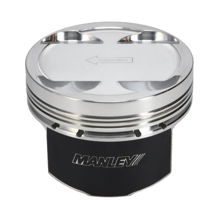 Manley Performance 617020CE-4 Manley 03-06 Mitsubishi Evo 8/9 4G63T 87mm +2.0mm Bore 8.5/9.0:1 Dish Extreme Duty Pistons w/ Rings