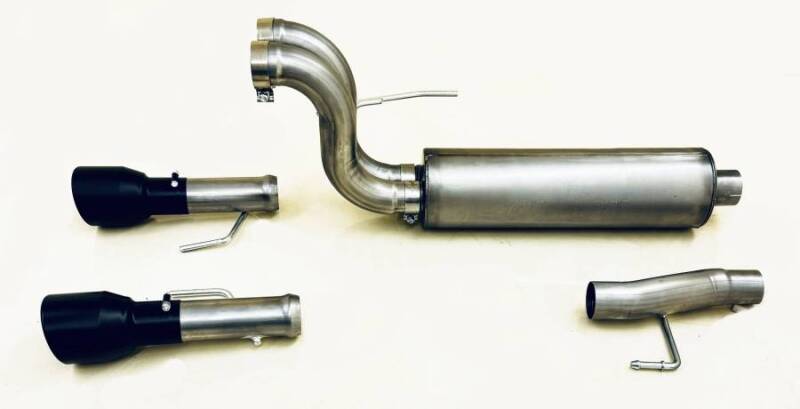 Gibson 69226B 2024 Ford F150 5.0L Black Elite Stainless Steel Split Rear Exhaust