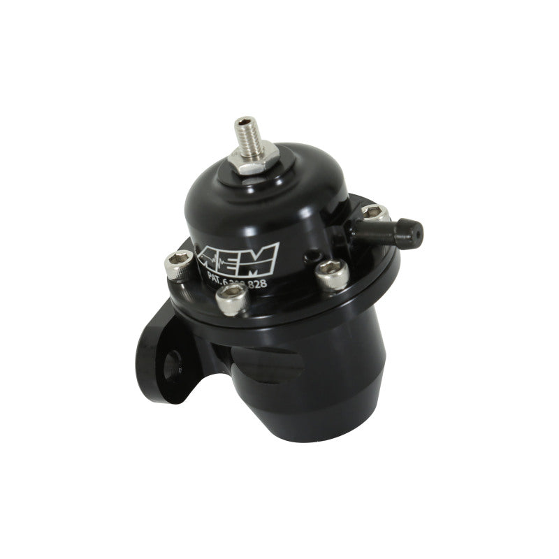 AEM 25-303BK 86-93 Acura / 95-98 TL / 88-91 Civic/CRX / 92-01 Prelude Black Adjustable Fuel Pressure Regulato