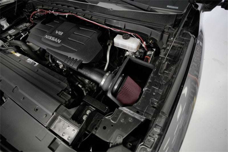 K&N Engineering 63-6019 K&N 2017 Nissan Titan V8-5.6L F/I AirCharger Performance Intake