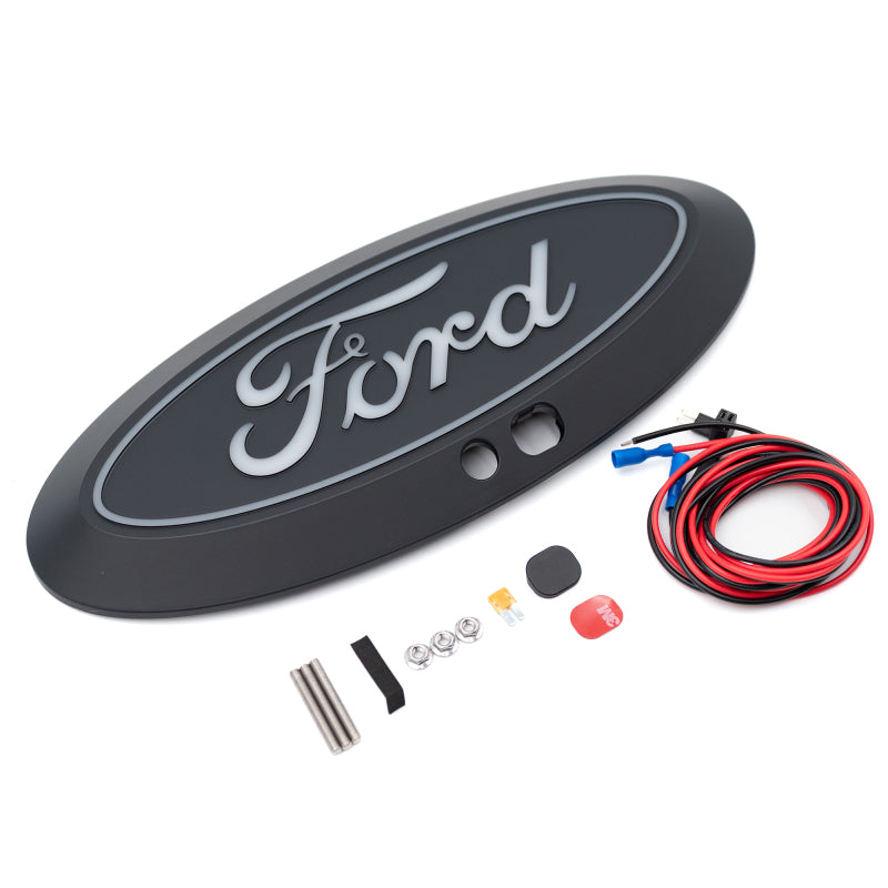 Putco 92801 17-19 Ford SuperDuty Front Luminix Ford LED Emblem - w/ Camera CutOut