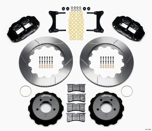 Wilwood 140-11964 Narrow Superlite 6R Front Hat Kit 14.00in 93-96 Mazda RX7