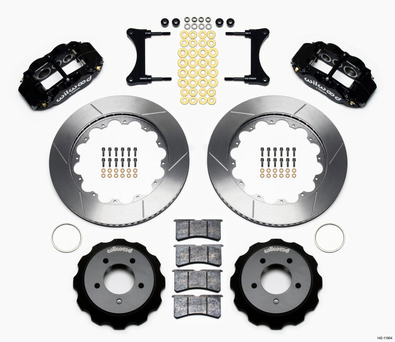 Wilwood 140-11964 Narrow Superlite 6R Front Hat Kit 14.00in 93-96 Mazda RX7