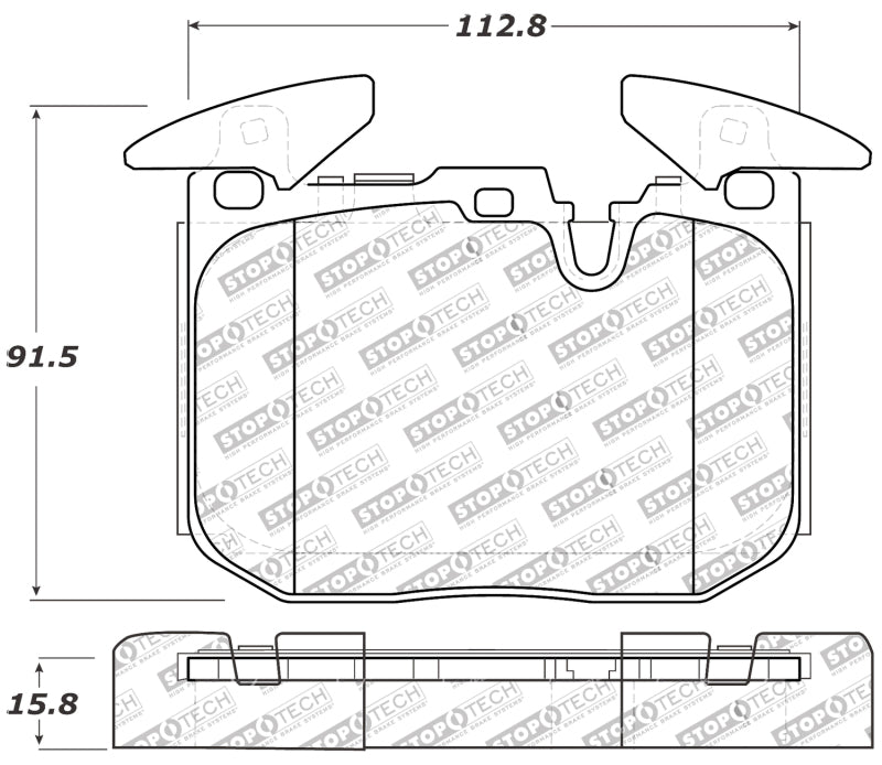 Stoptech 309.16090 StopTech Performance Brake Pads