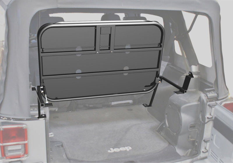 Rampage 86623 2007-2018 Jeep Wrangler(JK) Rear Sport Rack - Black
