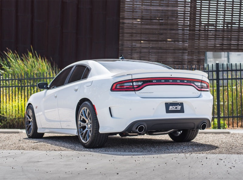 Borla 140672 15-16 Dodge Charger SRT 392 6.4L No Tip Single Split Rear Exit ATAK w/ Valves Exhaust