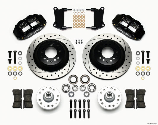 Wilwood 140-12271-D Narrow Superlite 6R Front Hub & 1PC Rtr Kit 12.88in Drilled 67-69 Camaro 64-72 Nova Chevelle