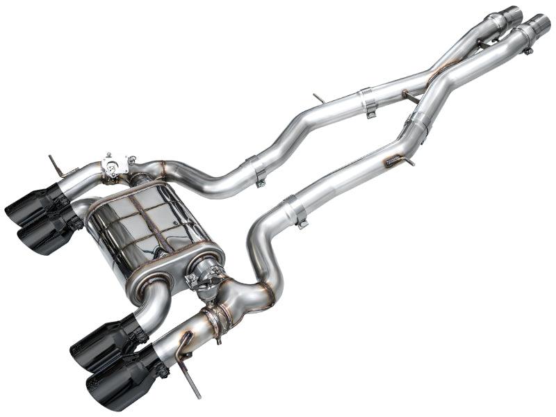 AWE Tuning 3025-43487 23-24 BMW G87 M2 SwitchPath Edition Exhaust - Diamond Black Tips