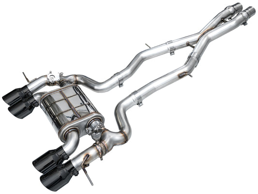 AWE Tuning 3025-43487 23-24 BMW G87 M2 SwitchPath Edition Exhaust - Diamond Black Tips