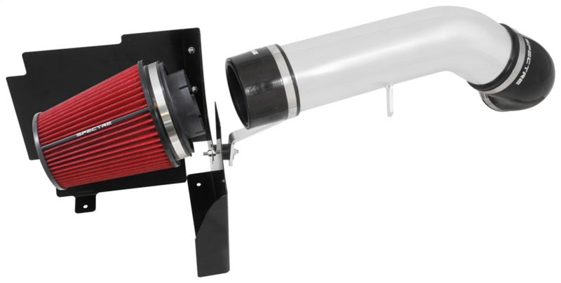 Spectre 9900 99-07 GM Truck V8-4.8/5.3/6.0L F/I Air Intake Kit - Clear Anodized w/Red Filter