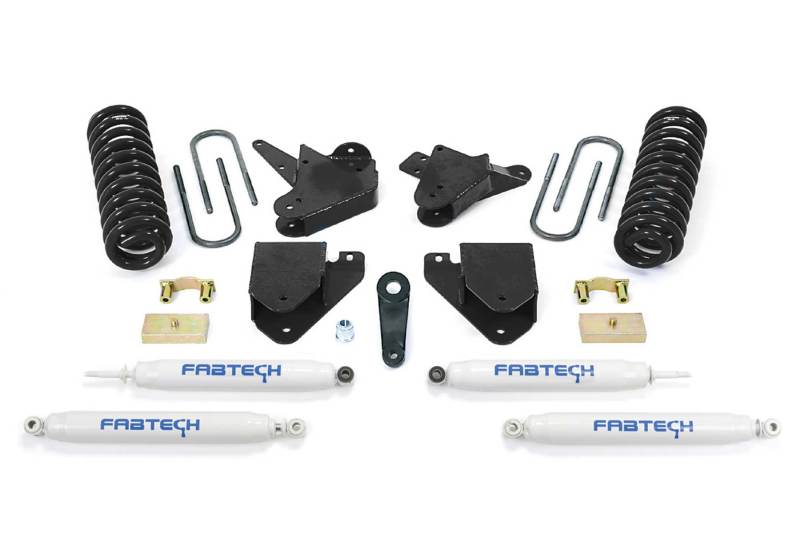 Fabtech K2060 05-07 Ford F250 2WD V10 & Diesel 6in Basic Sys w/Perf Shks
