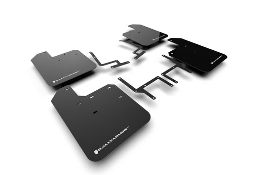 Rally Armor MF54-UR-BLK/WH 18-25 Jeep JL Wrangler Black UR Mud Flap w/White Logo