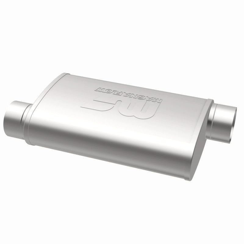 Magnaflow Perf Exhaust MAG11239 Stainless Steel Muffler 3in In/Out Offset/Offset