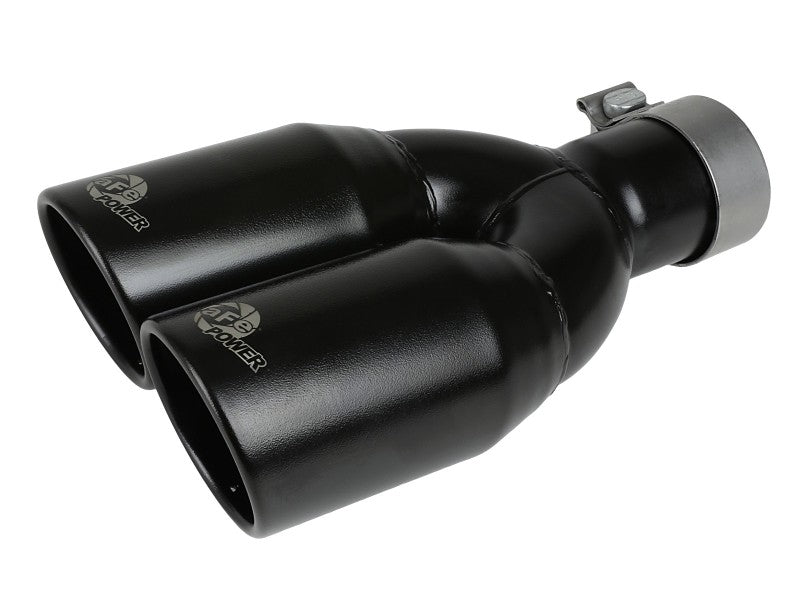 aFe 49-38084-B Vulcan Series 3in-2-1/2in 304 SS Cat-Back 2020 Jeep Gladiator (JT) V6-3.6L w/ Black Tips