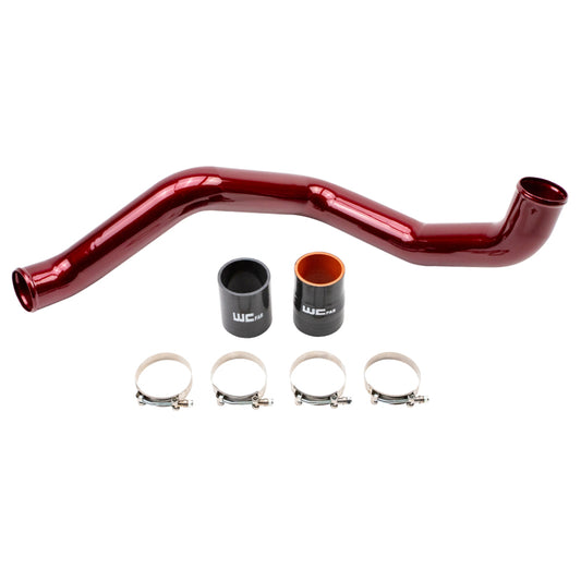 Wehrli WCF100365-RED 20-24 Chevrolet 6.6L L5P Duramax Driver Side 3in Intercooler Pipe - WCFab Red